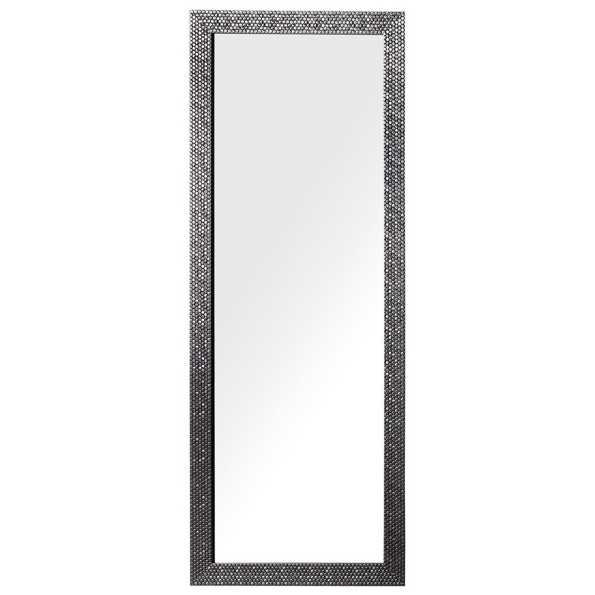 Lustro ścienne AJACCIO 50 cm 130 cm Srebrny