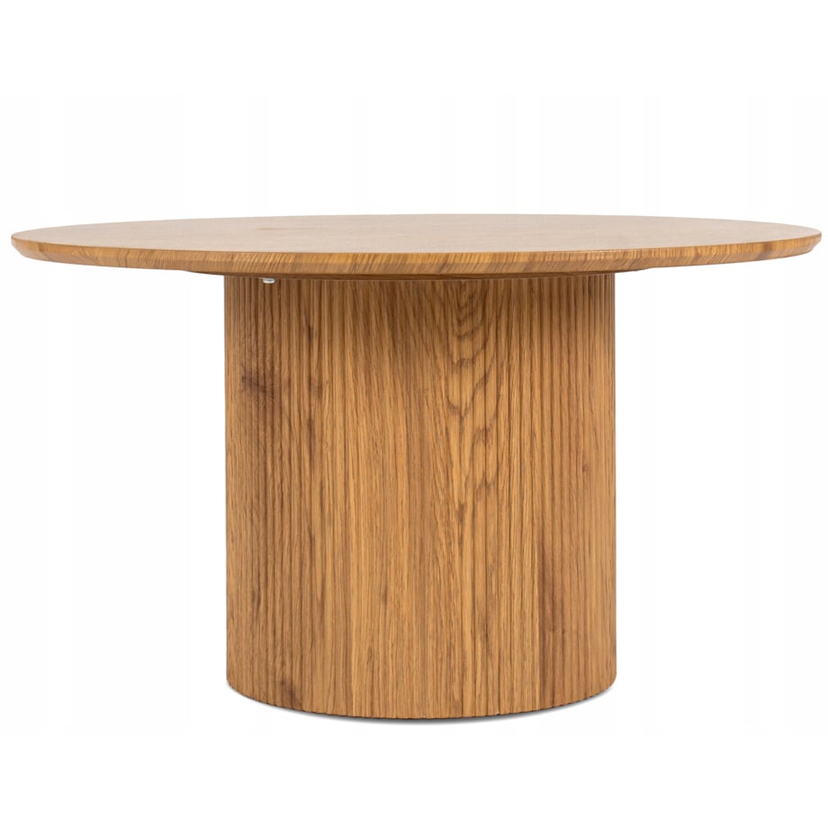 Stolik Kawowy Okrągły Mały Dąb Okrągła Ława MAYLIN MAX