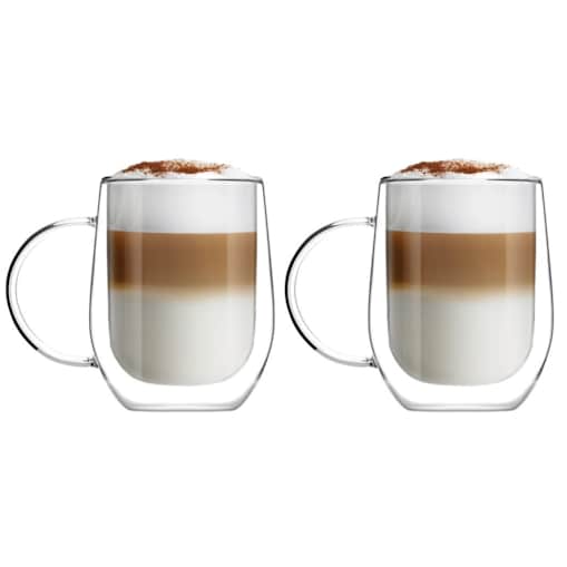 Komplet 2 szklanek z podwójną ścianką Amo 300 ml 8616