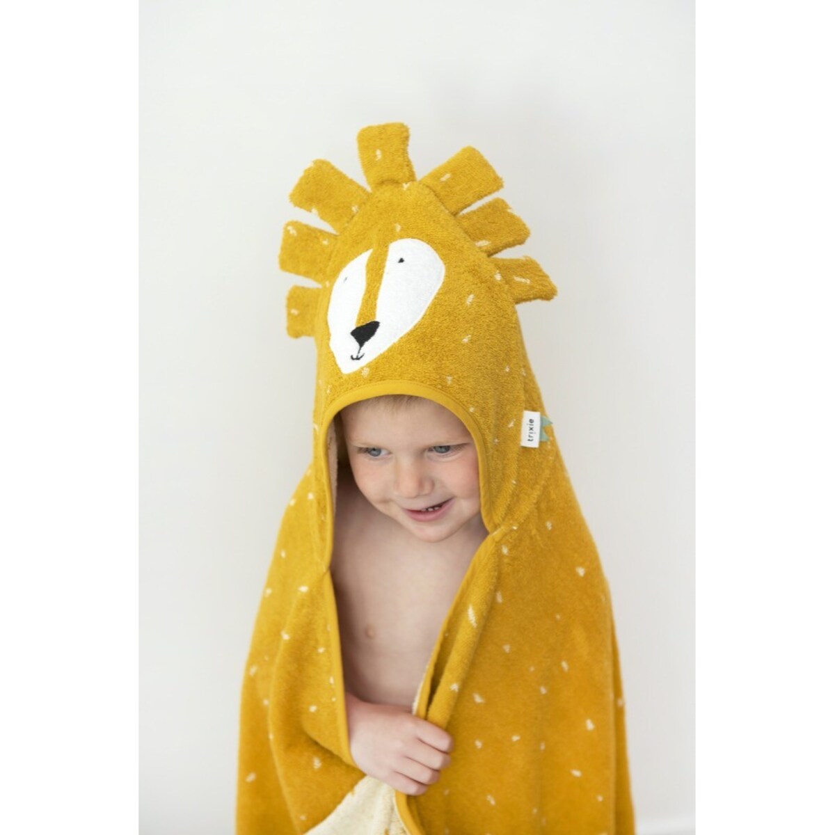 Ręcznik Kąpielowy z Kapturem 75 x 75 cm - Lew