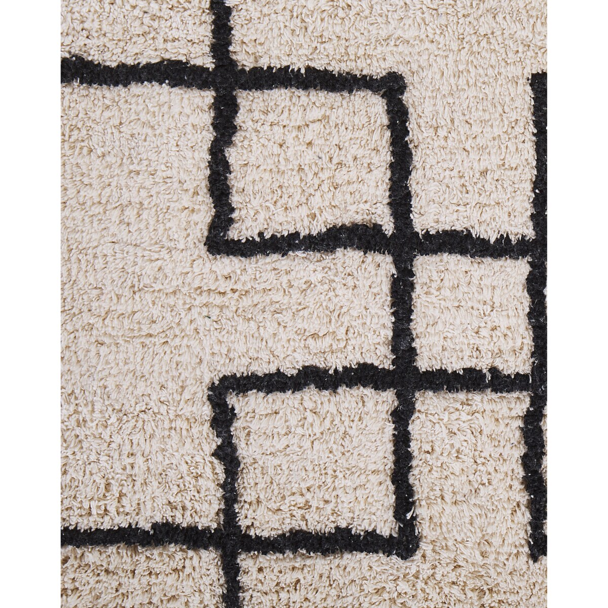 Dywan bawełniany 80 x 150 cm beżowy TURHAL