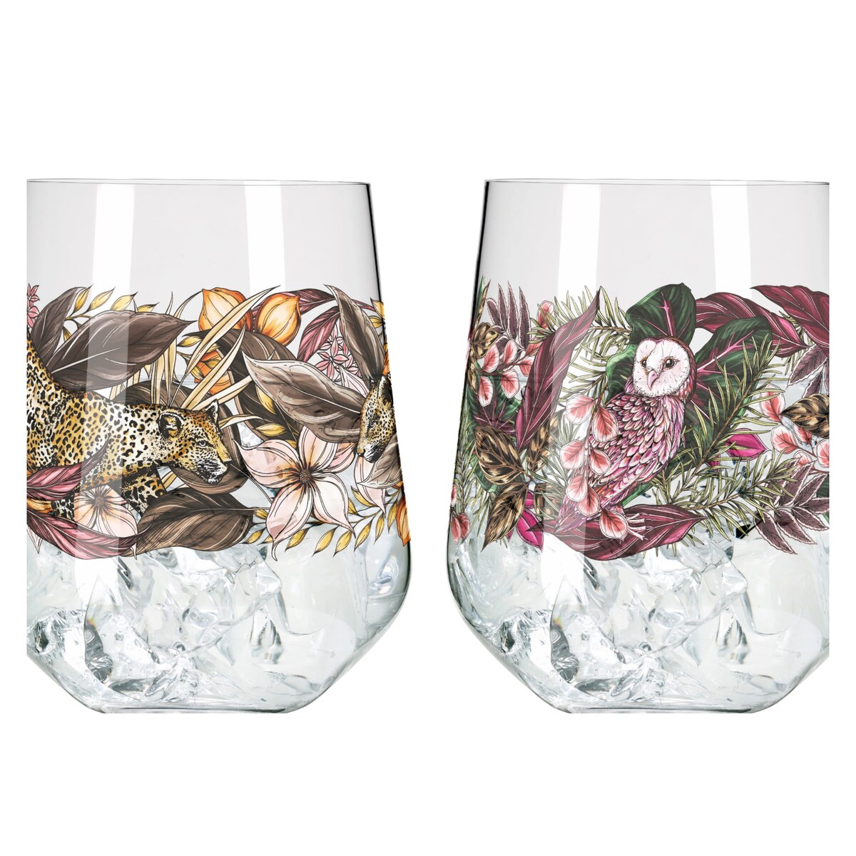 Zestaw 2 szklanek do ginu Shattenfauna #3, #4, Maggie Enterrios