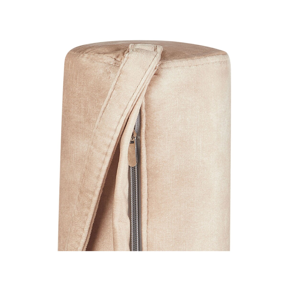 Szezlong welurowy beżowy USSEL