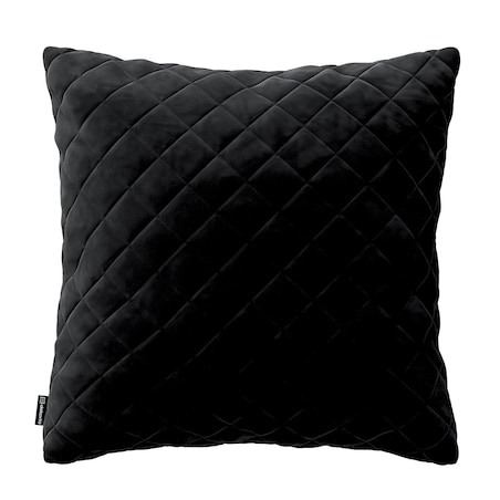 Poszewka Kinga pikowana 43 x 43 cm 43x43 głęboka czerń