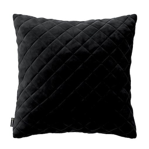 Poszewka Kinga pikowana 43 x 43 cm 43x43 głęboka czerń