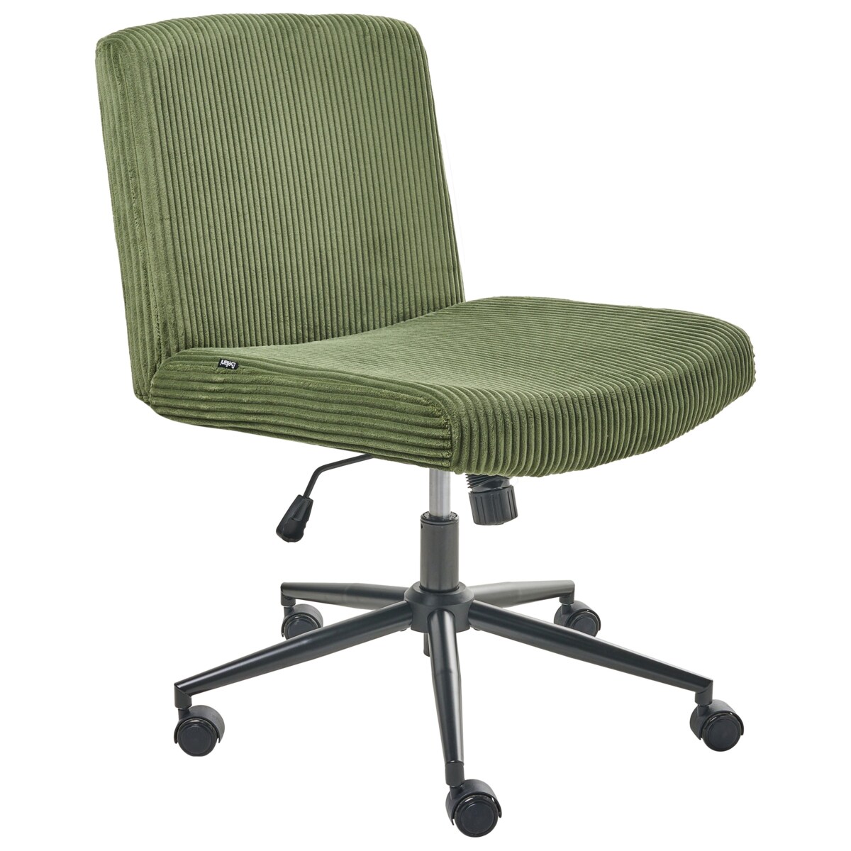 Krzesło obrotowe GEDDES Sztruks Zielony