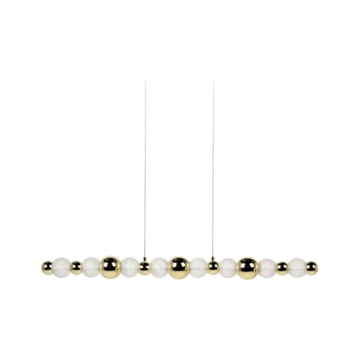 Lampa wisząca LED SORA Szkło Złoty