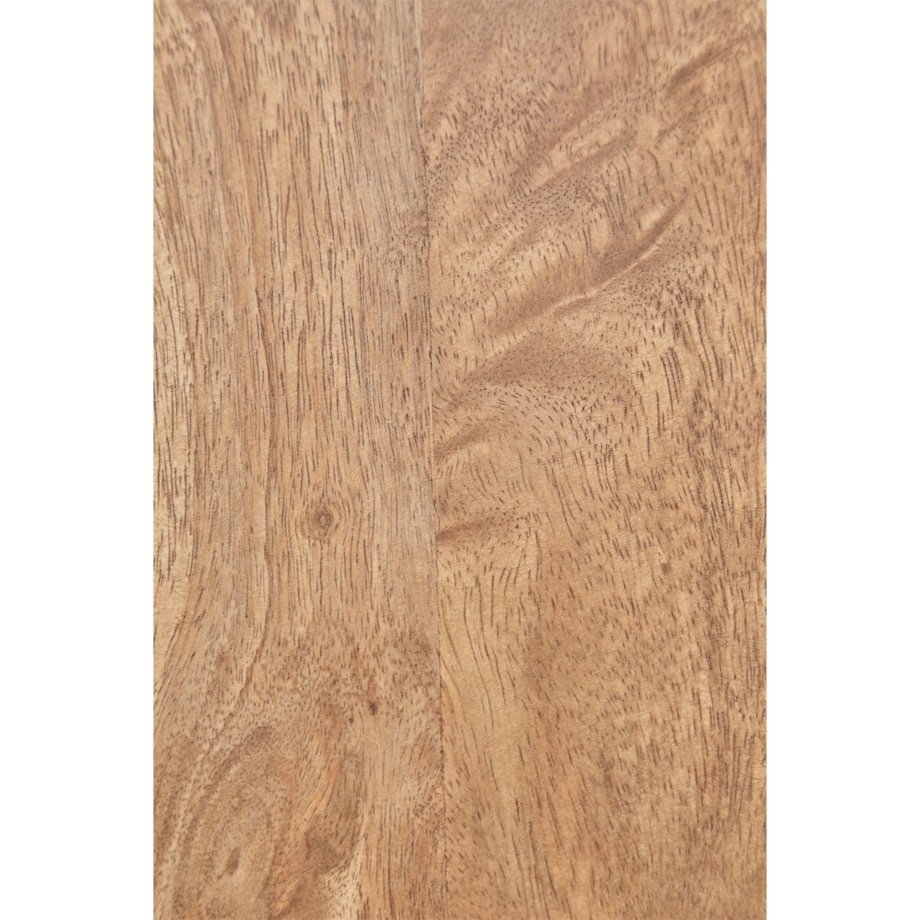 Okrągły stolik boczny Naiara Ø50 cm z drewna mango