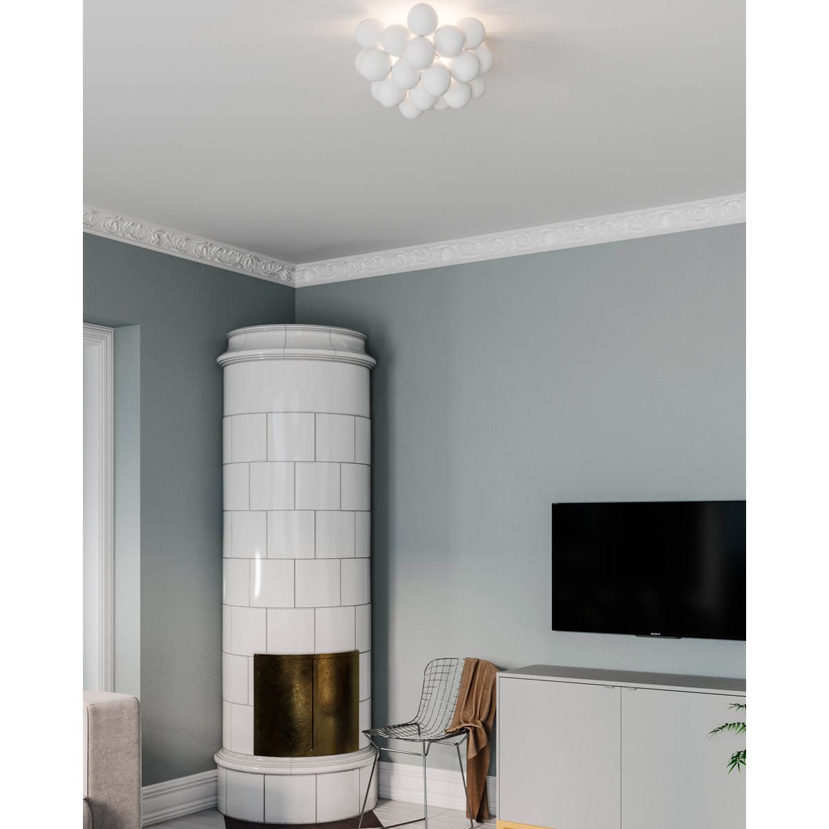 Lampa sufitowa By Rydens 4200990-5002 bubbles biała