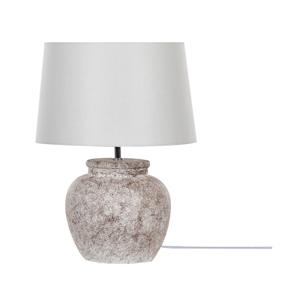 Lampka nocna ceramiczna beżowa MAREB