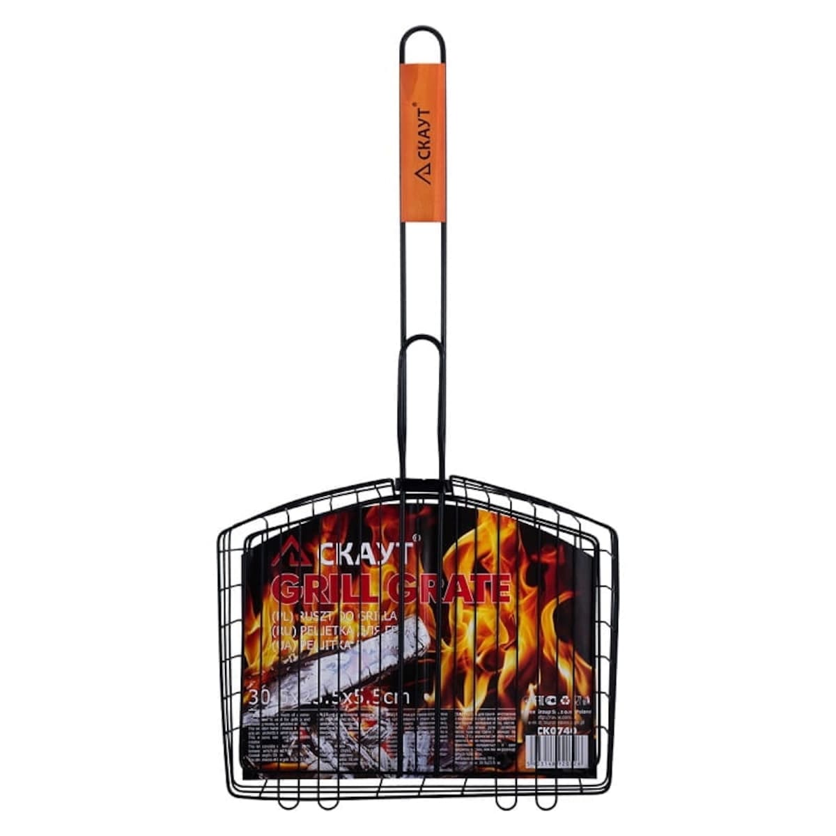 Ruszt do grillowania mięsa ryb warzyw 30cm SKAUT