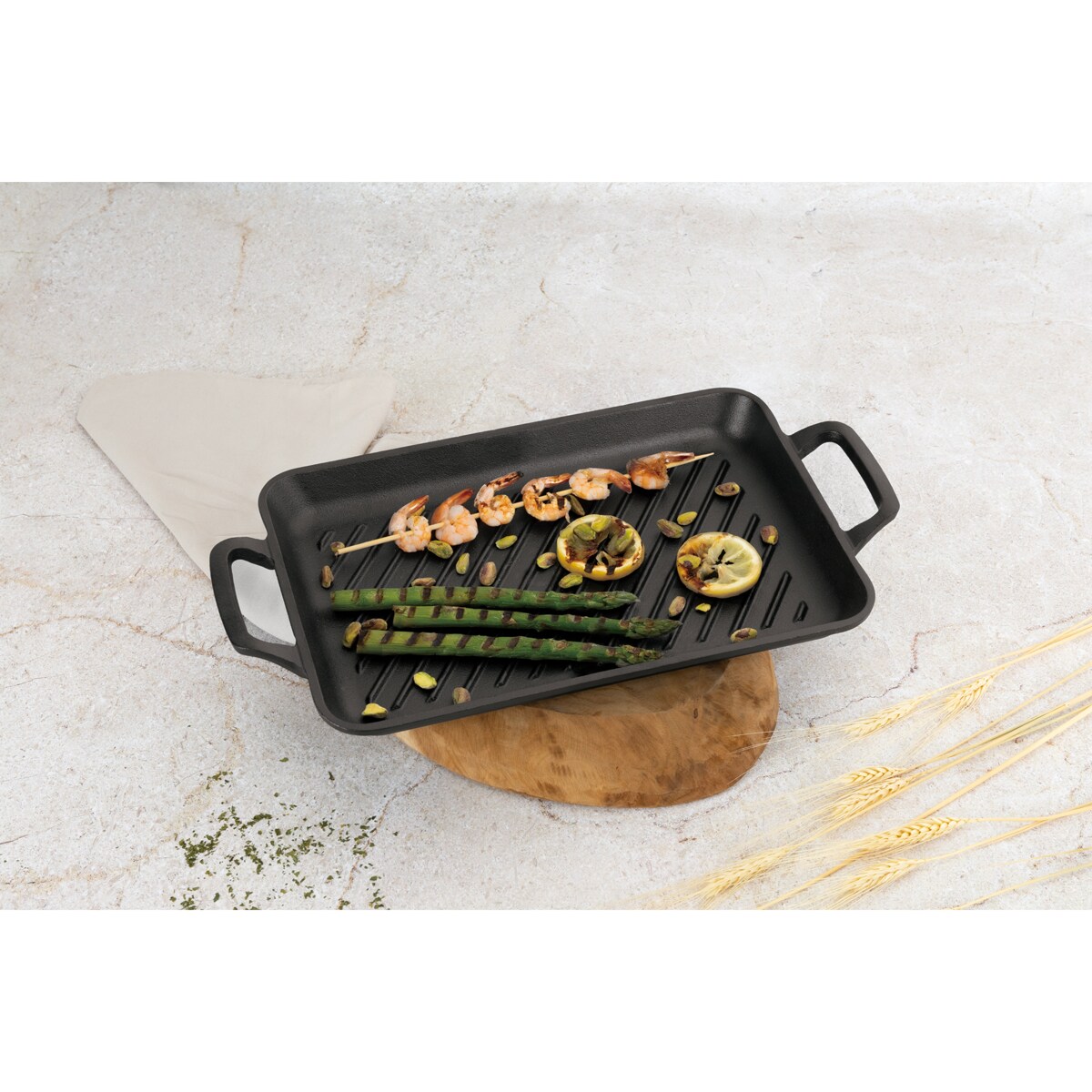 Prostokątna żeliwna płyta grillowa 33cm BerlingerHaus BH-6532 Strong Mold Collection