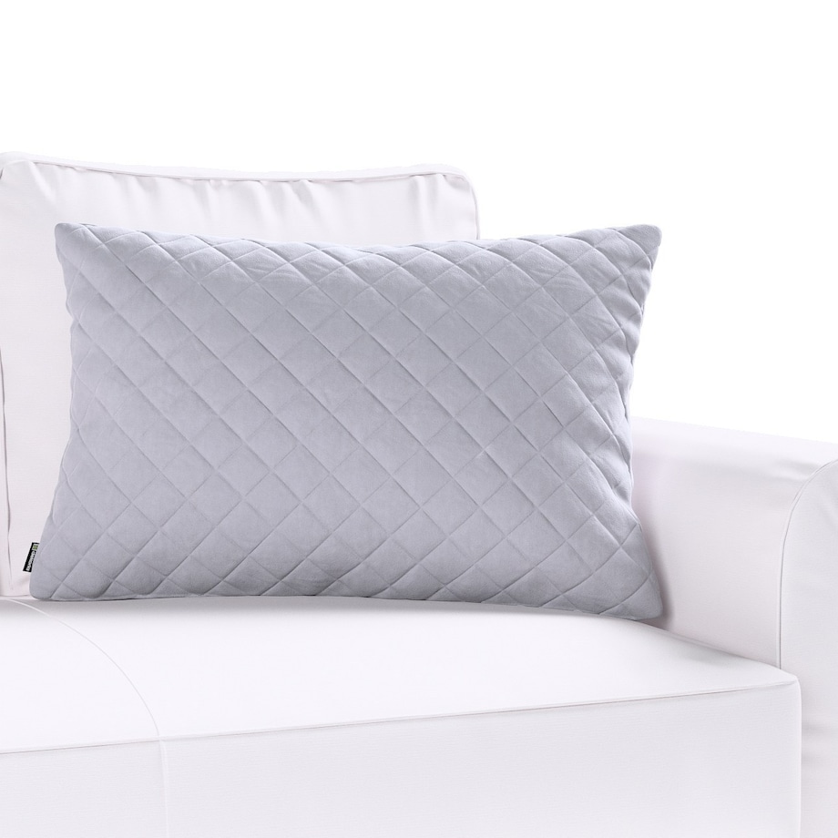 Poszewka Kinga pikowana 60 x 40 cm 60x40 srebrzysty szary