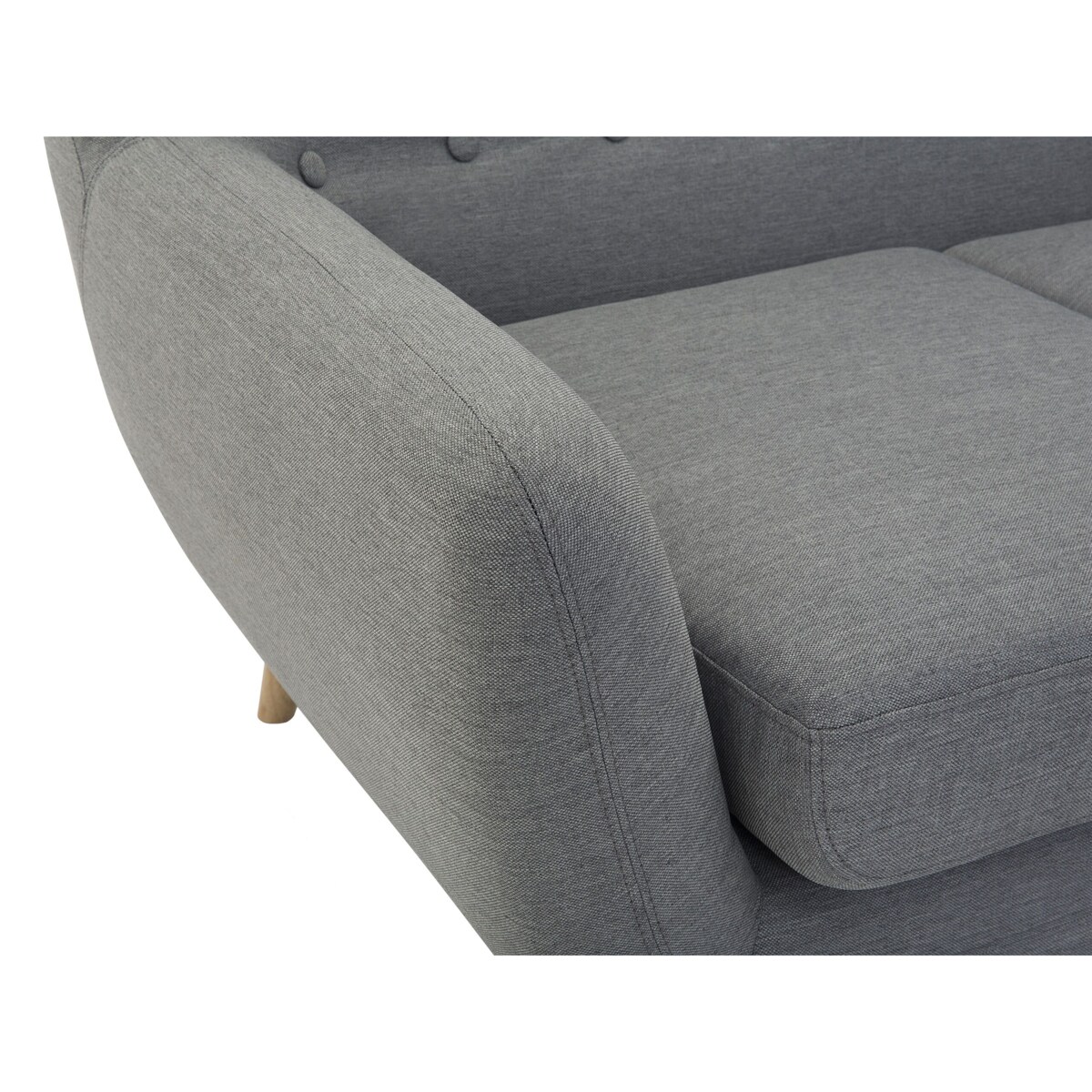 Sofa 3-osobowa jasnoszara MOTALA