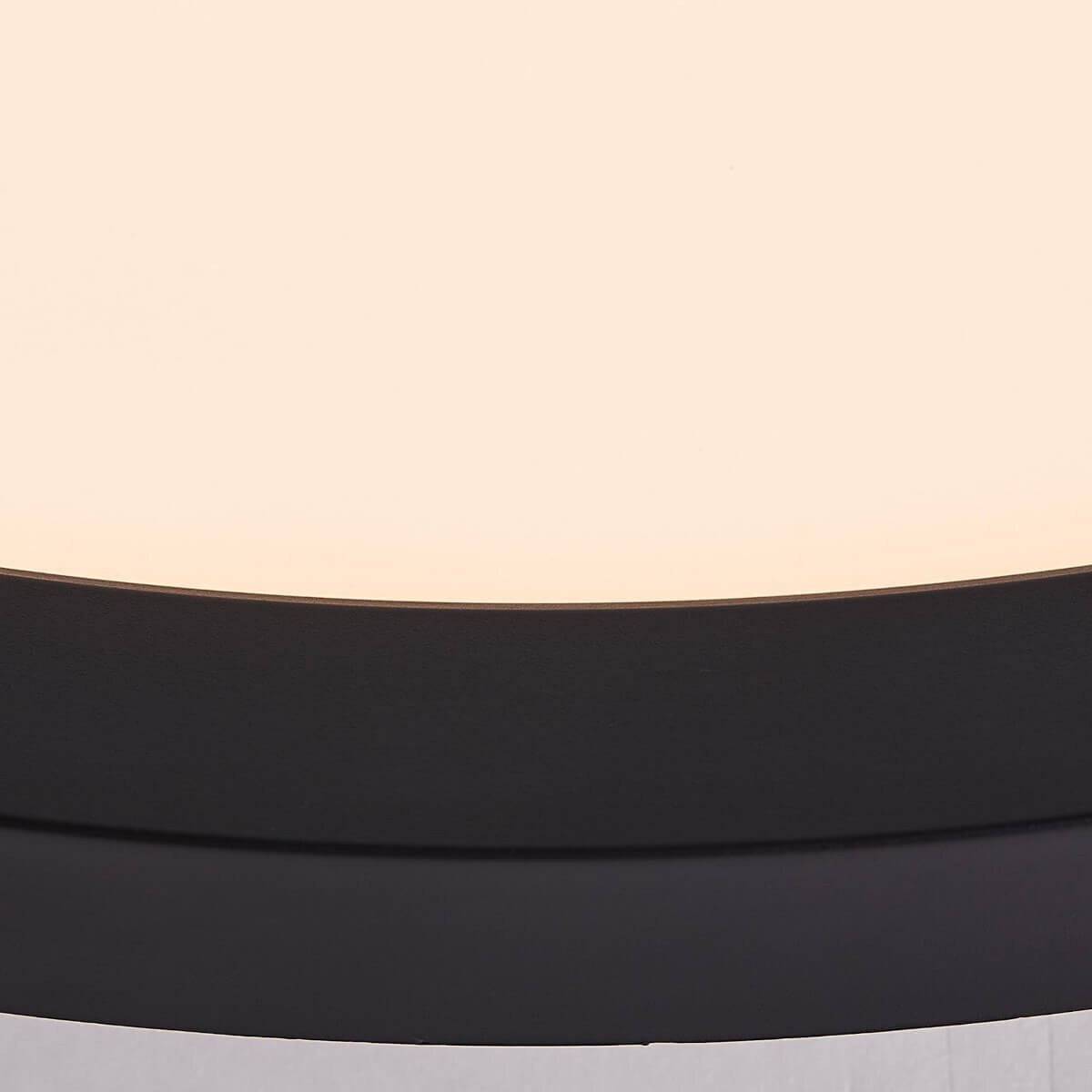 Okrągła lampa natynkowa Tuco HK19478S76 Brilliant LED 16W czarny biały