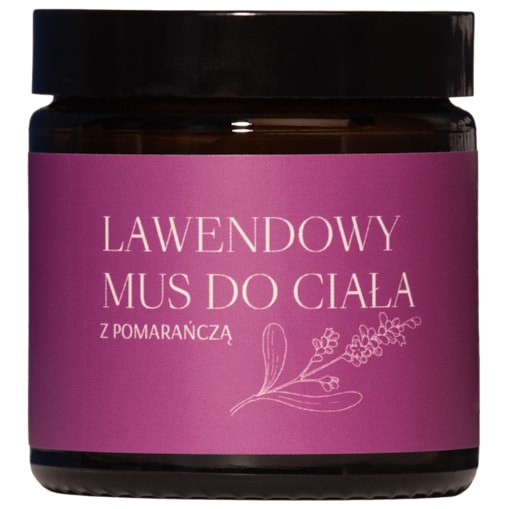 Lawendowy mus do ciała z pomarańczą 120 ml