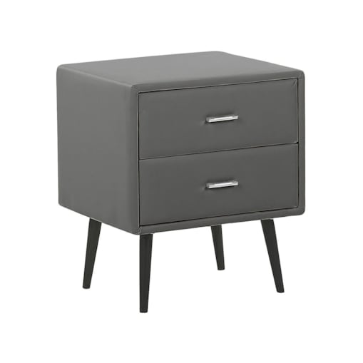 Szafka nocna ekoskóra szara ESSONNE