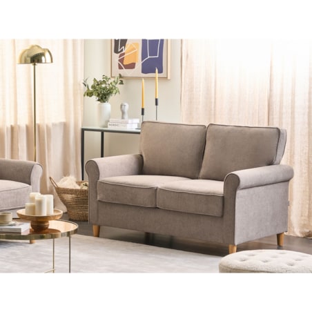 Sofa 2-osobowa jasnobrązowa RONNEBY