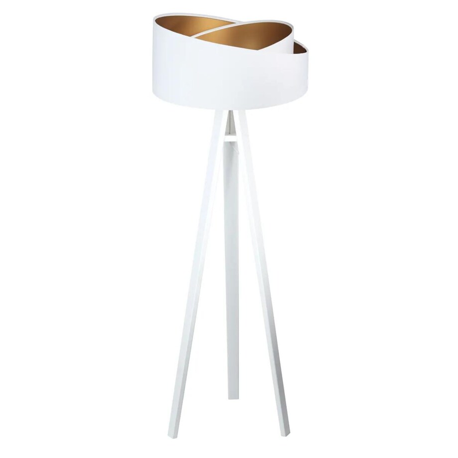 Lampa stojąca GEMSTONE biała/złota