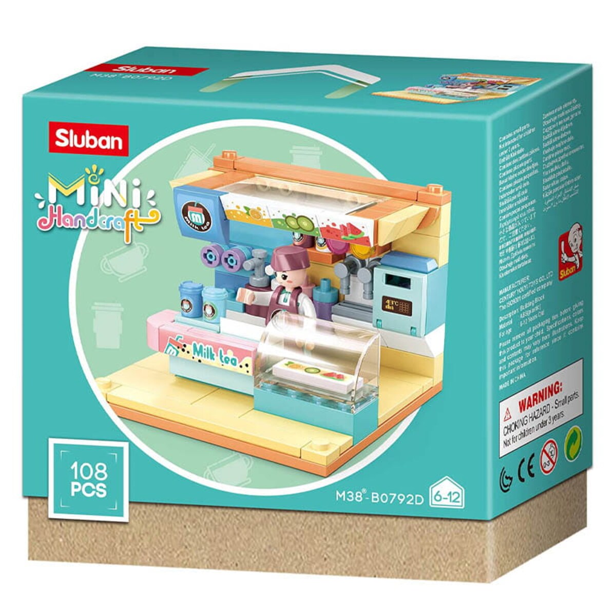 SOK BAR - mini pokoik klocki - Sluban - 108 elementów