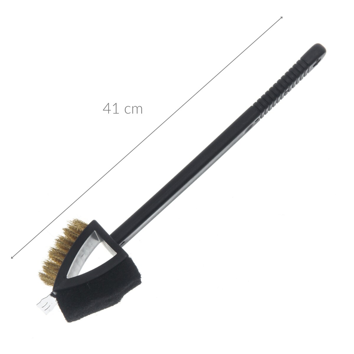 Metalowa szczotka do czyszczenia grilla MUSTANG, 37,5 cm