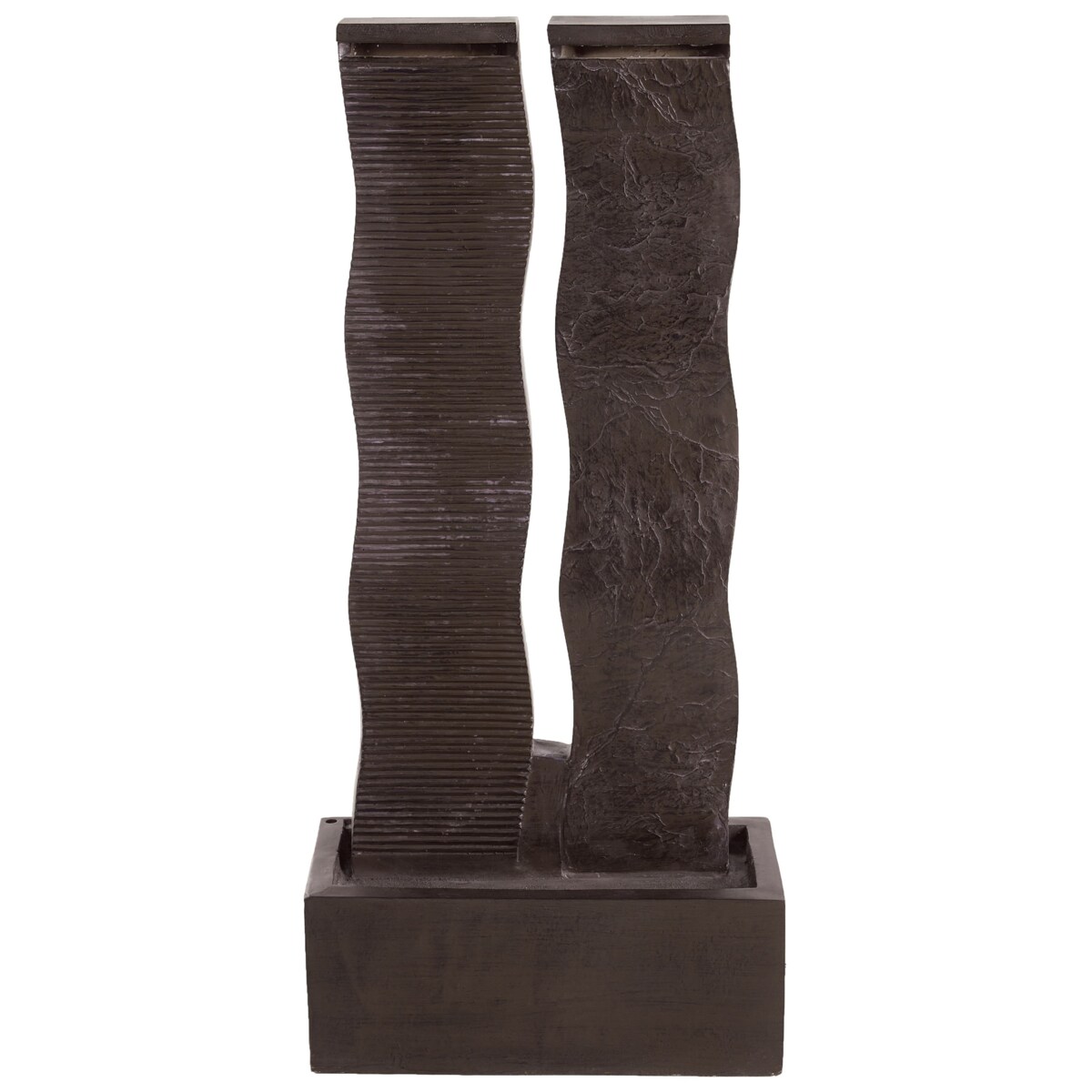 Fontanna ogrodowa z LED brązowa SUNLINE