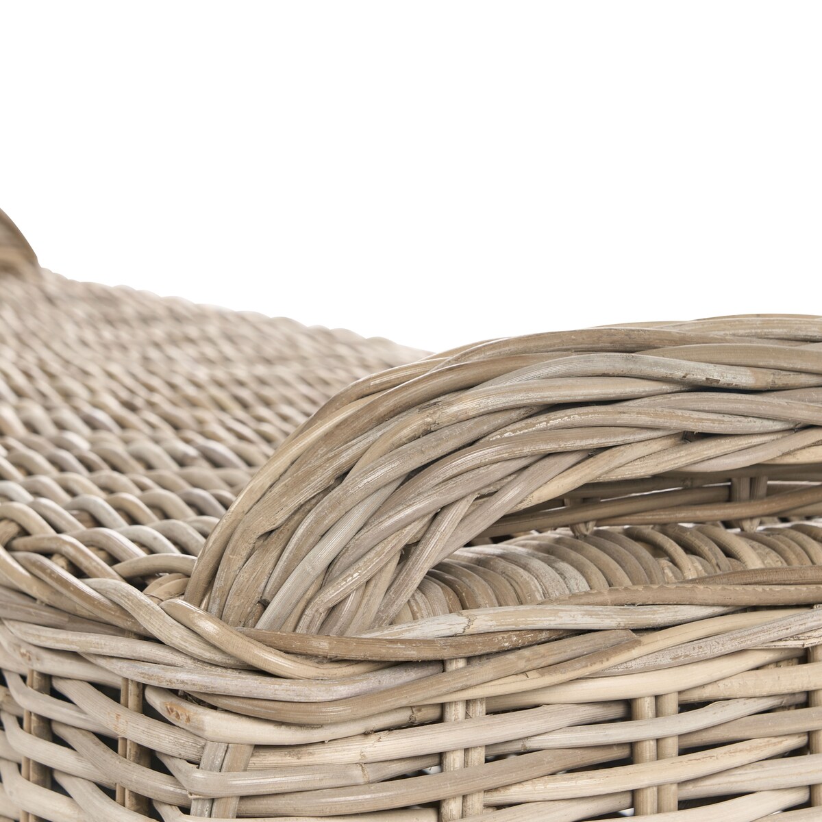 Otomana ogrodowa SUSUA 140 cm Rattan Naturalny