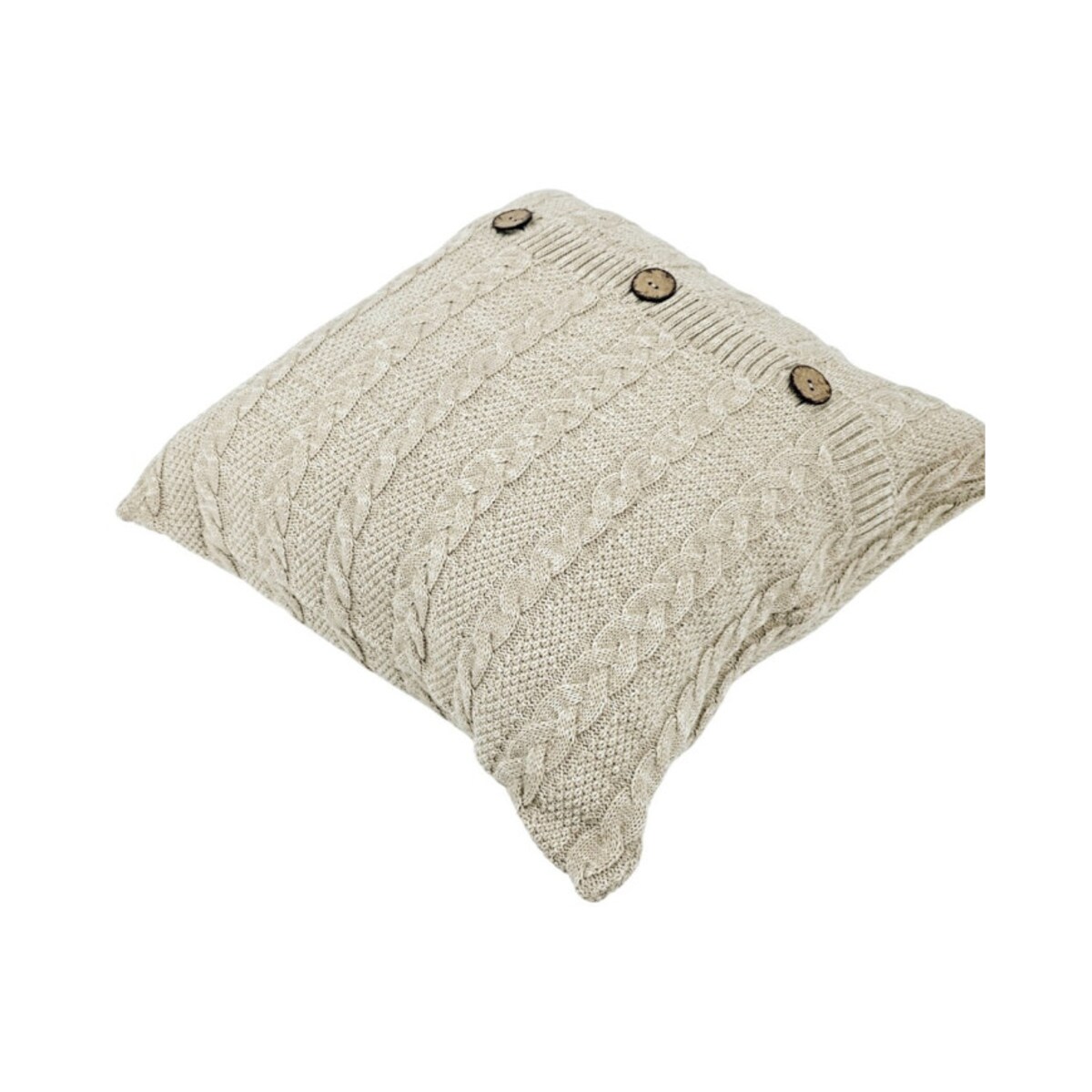 Poszewka dzianinowa bawełniana – VENEZIA LATTE