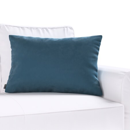 Poszewka Kinga na poduszkę prostokątną 47x28 pruski błękit