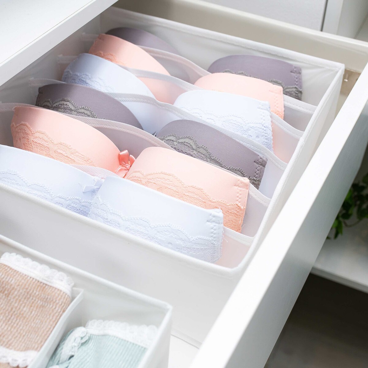 Organizer Do Szuflady Szafy Na Bieliznę Skarpetki Ubrania Wkład Do Szuflady