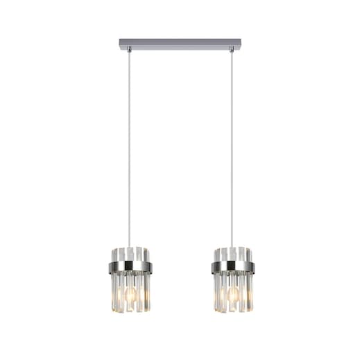 Lampa sufitowa wisząca Light Prestige Vetro chrom 2 x E14 1 szt.
