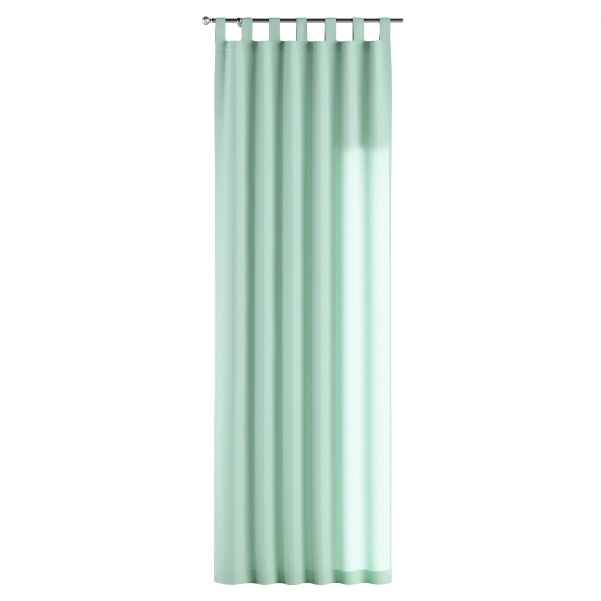 Zasłona na szelkach 1 szt. 130x260 turkusowo - miętowy