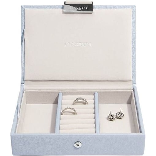 Szkatułka na biżuterię Stackers mini lawendowa z pokrywką