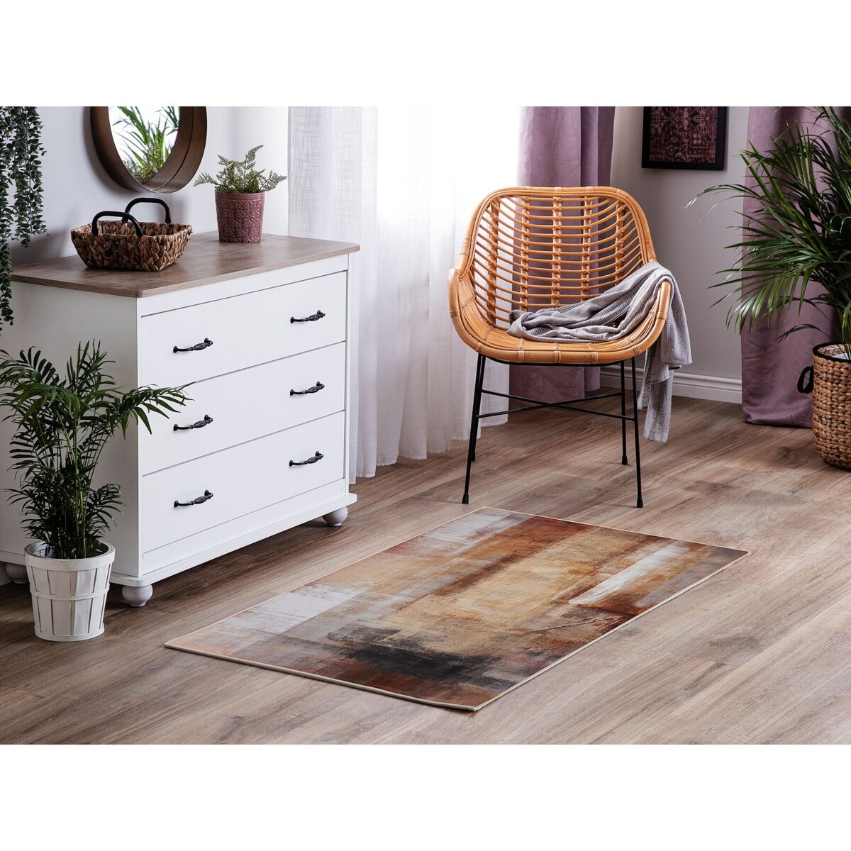 Dywan 80 x 150 cm beżowy TRABZON