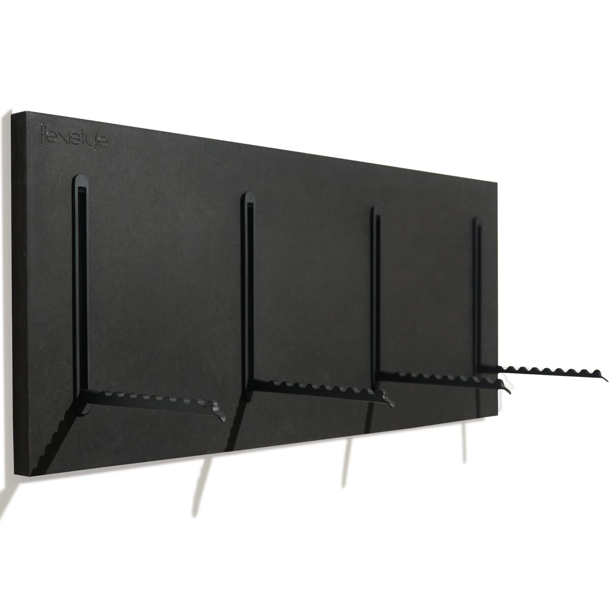 Wieszak na Ubrania czarny 25x60cm na kurtki