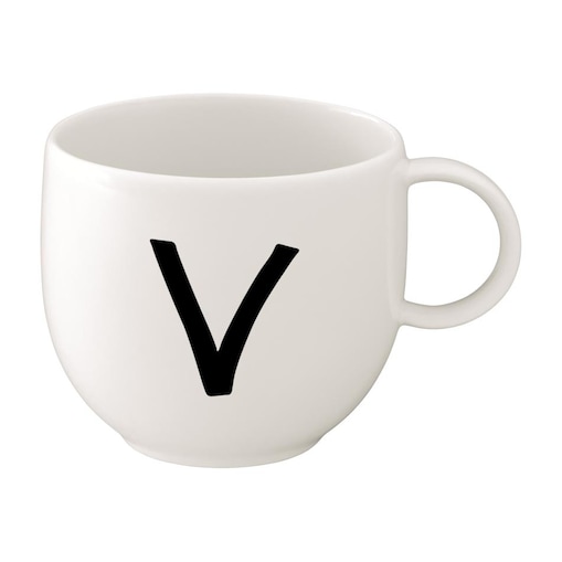 Kubek z literą V Letters, 300 ml, Villeroy & Boch