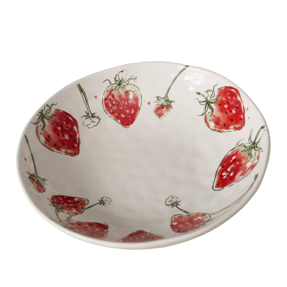Miska w truskawki STRAWBERRY, Ø 34 cm