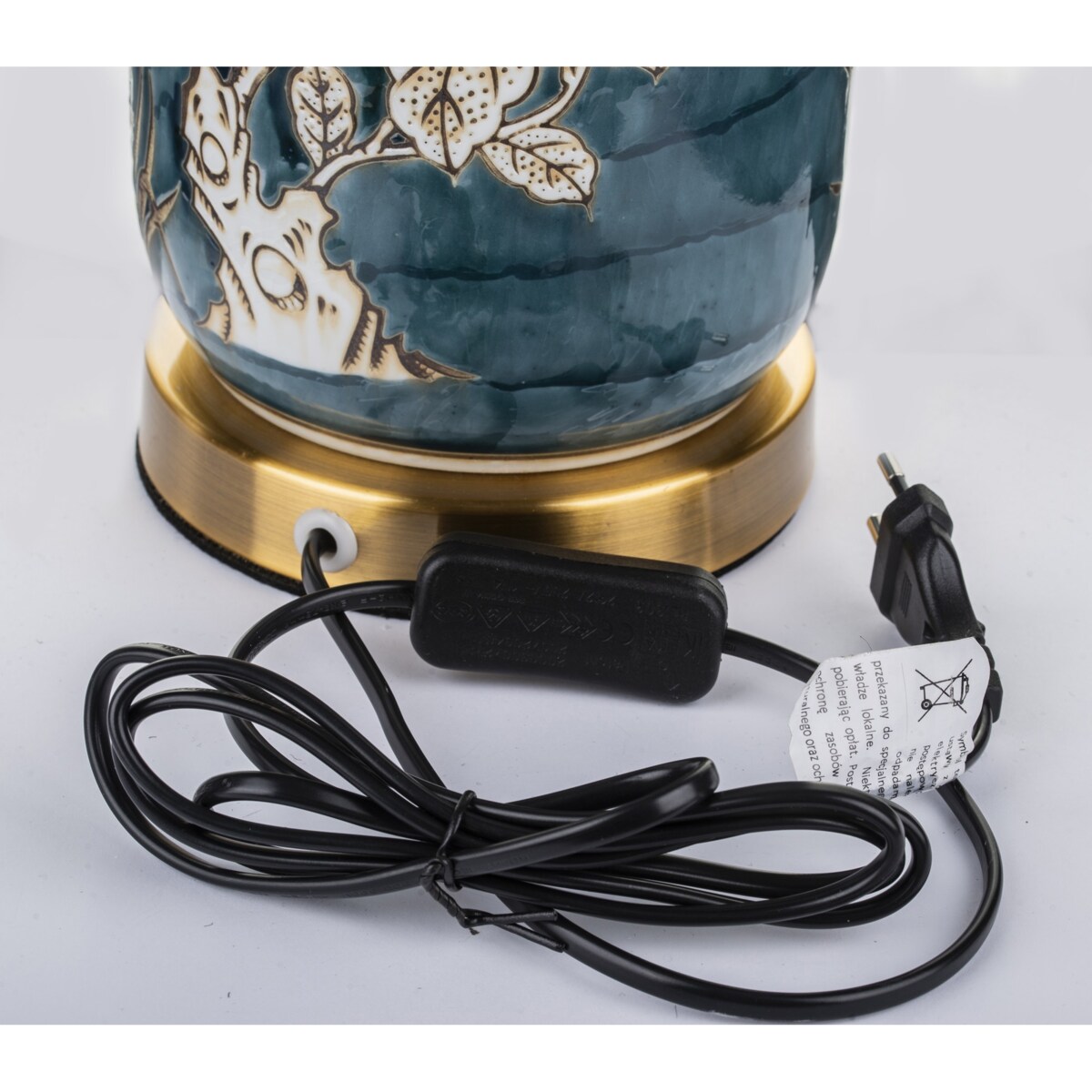 Lampa stołowa ceramiczna Ø 38x69 cm CLIMBER