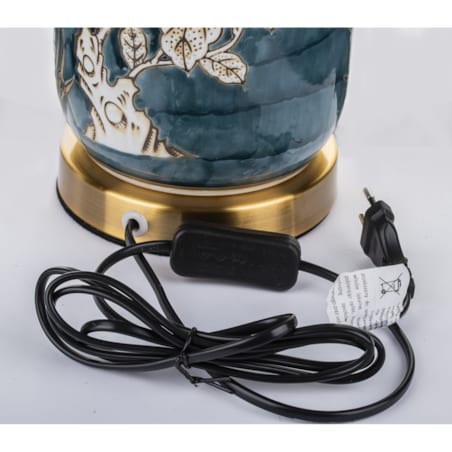 Lampa stołowa ceramiczna Ø 38x69 cm CLIMBER