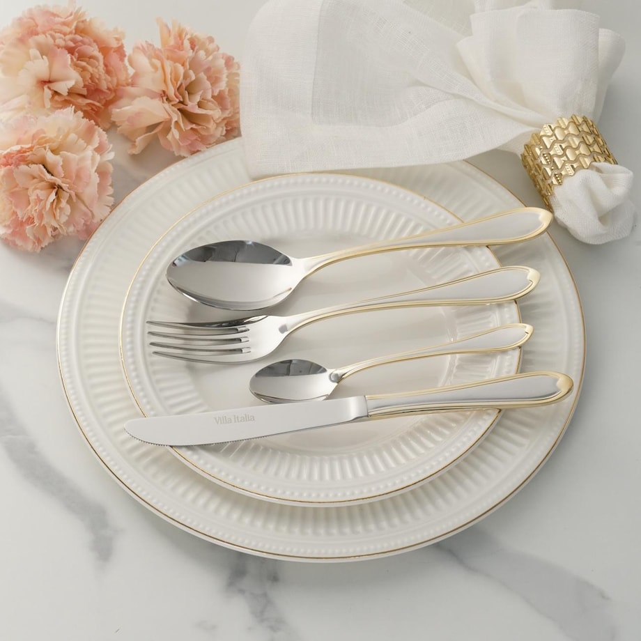 VILLA ITALIA Zestaw sztućców na 6 osób 24 elementy ACAPULCO