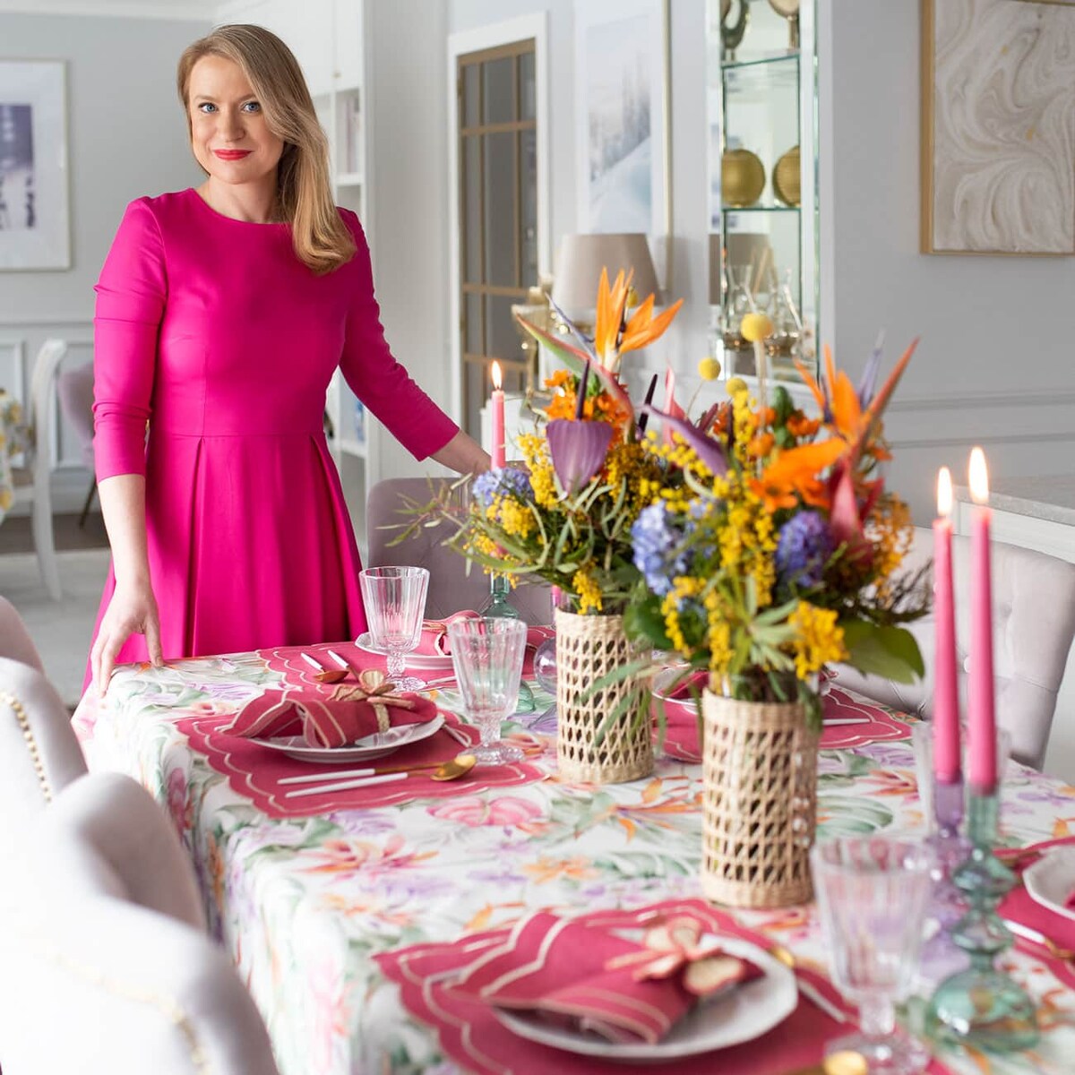 Obrus Bird of Paradise - 130 cm x 200 cm