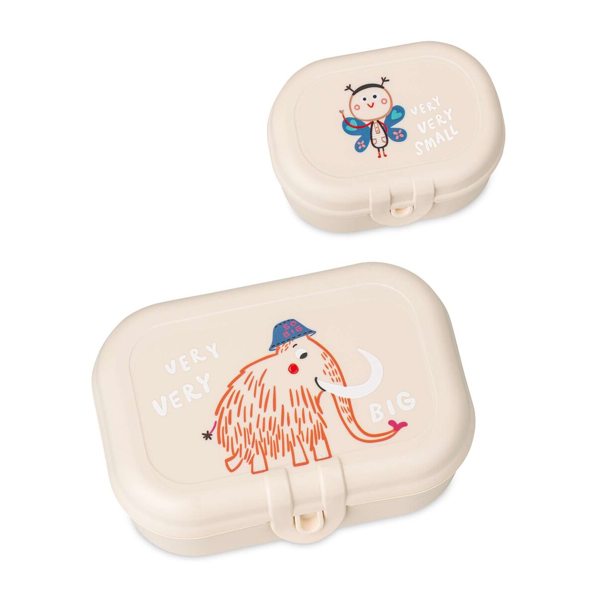 Zestaw: bidon 200 ml i śniadaniówka HOP ON AT HOME, 3-częściowy, KOZIOL