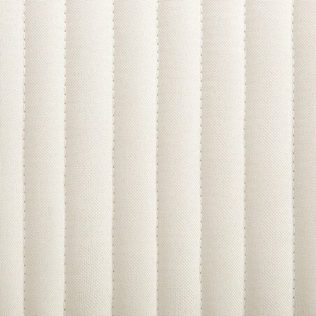 vidaXL Krzesła stołowe, 6 szt., kremowe, tapicerowane tkaniną