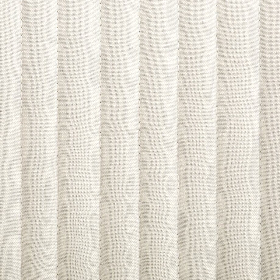 vidaXL Krzesła stołowe, 6 szt., kremowe, tapicerowane tkaniną