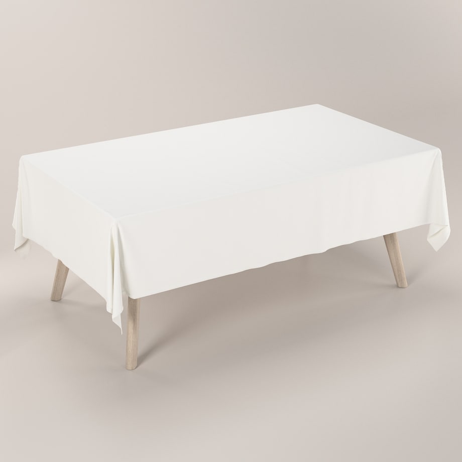 Obrus prostokątny 130 x 210 cm biały