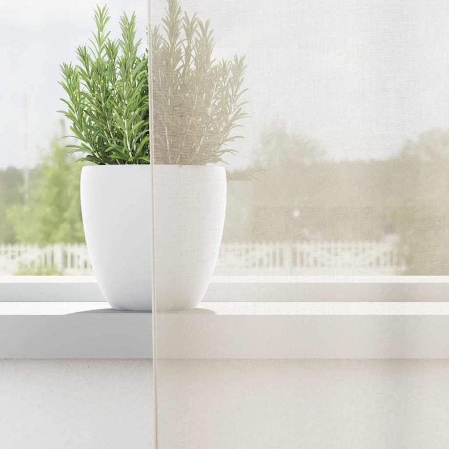 vidaXL Zasłony woalowe z kieszeniami na drążek 2 szt. Kremowe