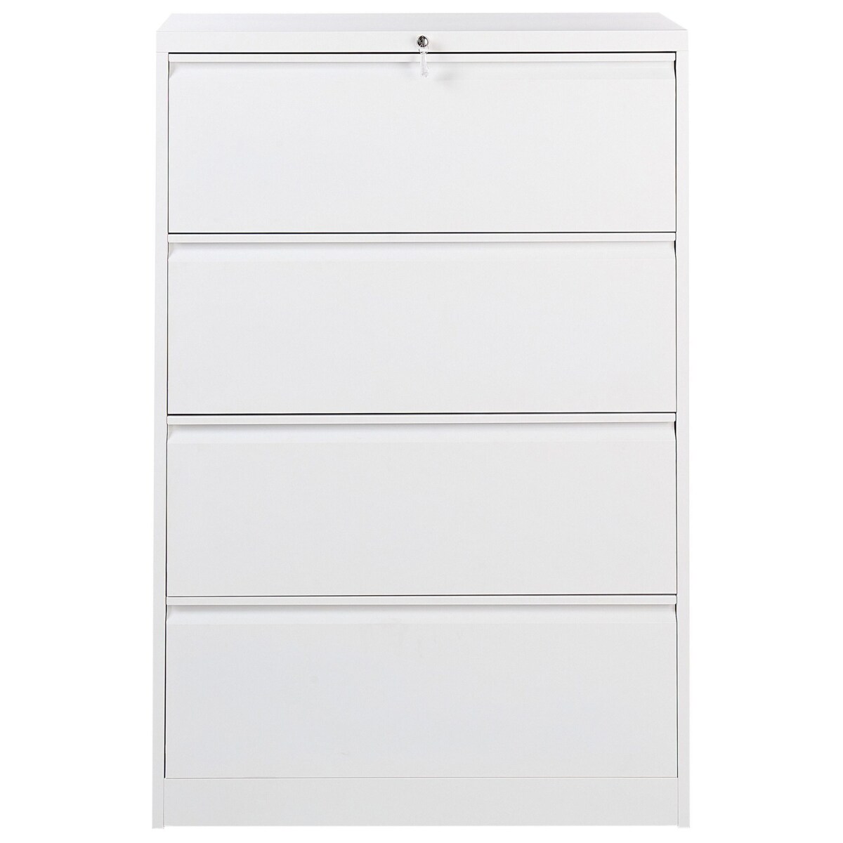 Szafka biurowa metalowa biała HALITE