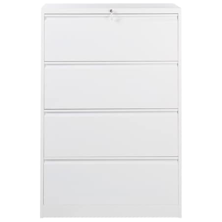 Szafka biurowa metalowa biała HALITE