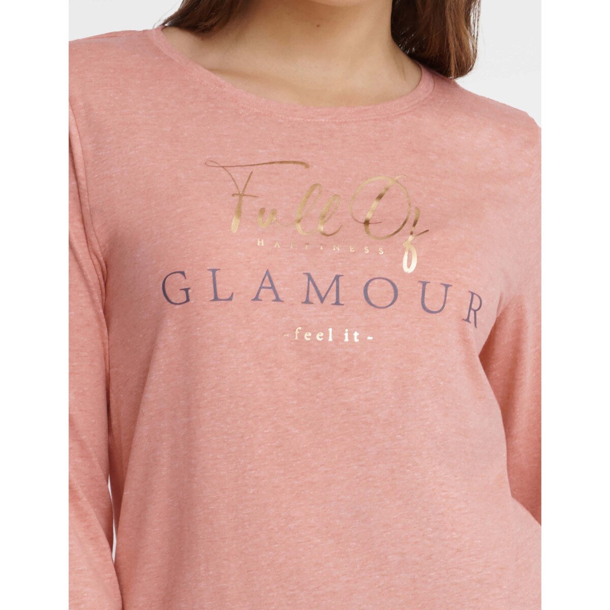 Piżama Glam 40936-39X Różowo-Szary Różowo-Szary, XXL