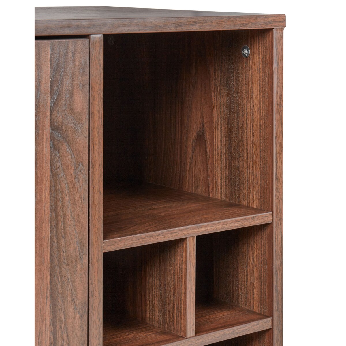 Szafka dwudrzwiowa ciemne drewno TULLAMORE